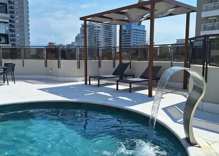 Lindo Flat No Edificio Cosmopolitan, Com Garagem E Piscina