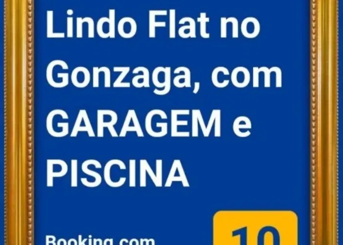 Lindo Flat No Edificio Cosmopolitan, Com Garagem E Piscina