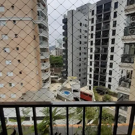 Lindo Flat No Edificio Cosmopolitan, Com Garagem E Piscina Apartment Santos  Exterior photo